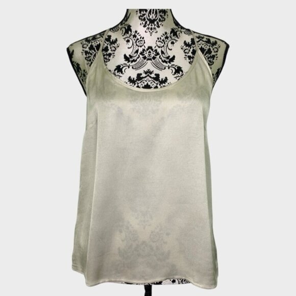 NWT Mango Satin Scoop Neck Camisole Tank - Picture 6 of 12
